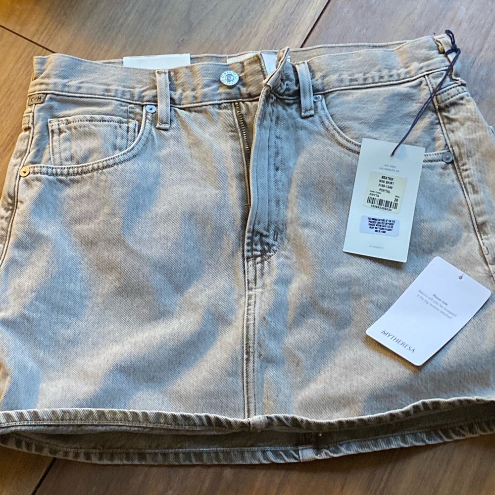 Citizens Of Humanity denim mini skirt